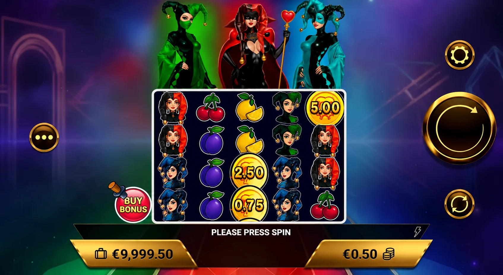 Symbols and Payouts